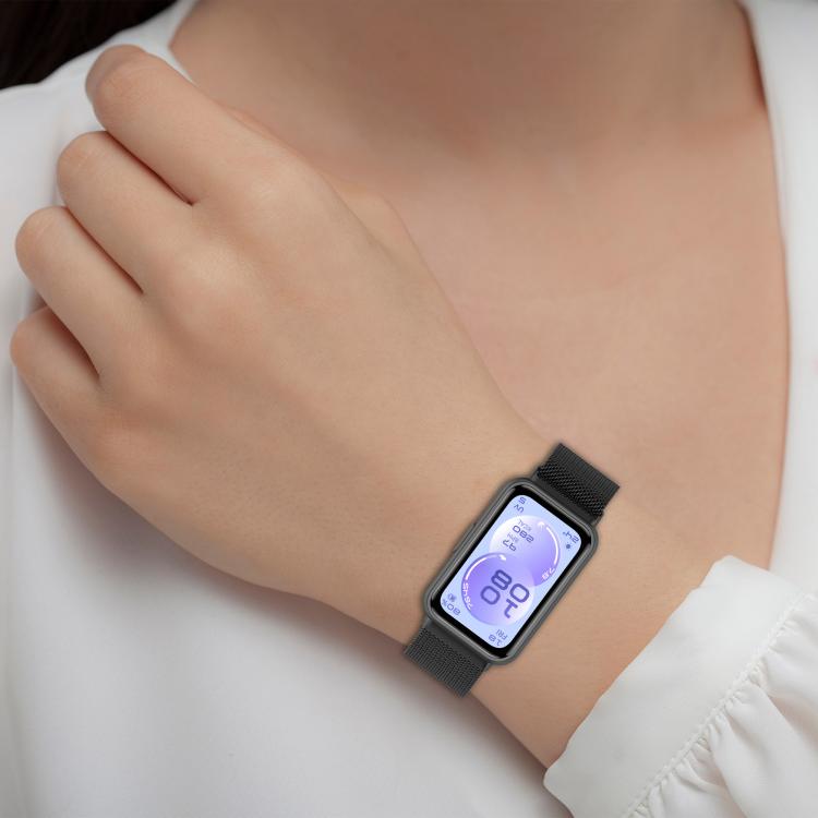 Cinturino per orologio Milanese magnetico in metallo, For Huawei Band 11 / Band 11 Pro