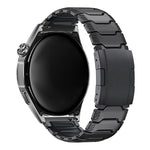 Cinturino per orologio in lega di titanio con fibbia a tartaruga Mecha Knight e inserti in silicone., 22mm