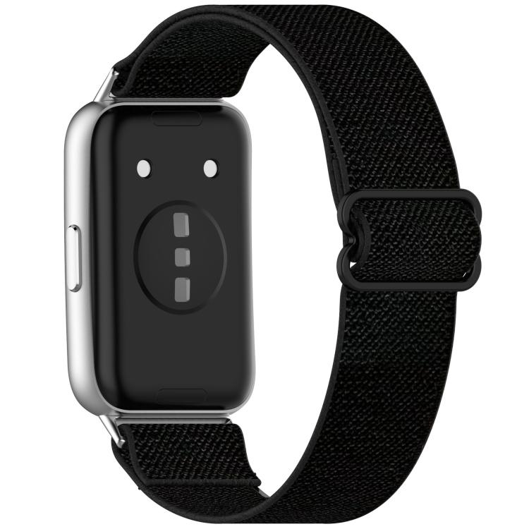 Cinturino per orologio in nylon intrecciato elastico con fibbia scorrevole., For Huawei Band 11 / Band 11 Pro