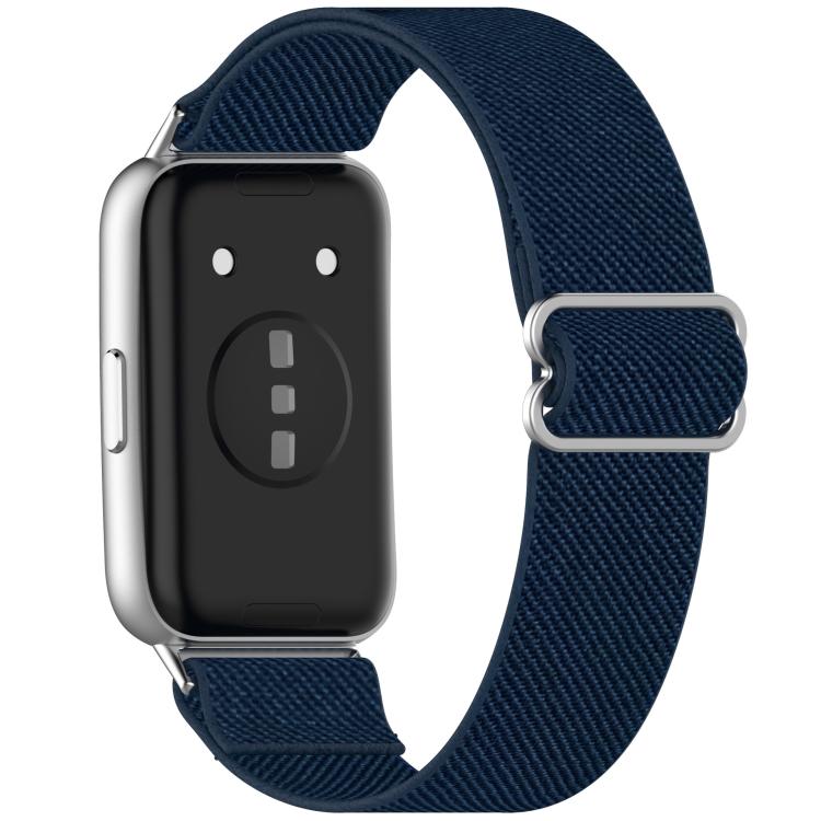 Cinturino per orologio in nylon intrecciato elastico con fibbia scorrevole., For Huawei Band 11 / Band 11 Pro