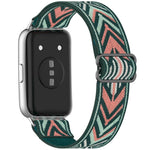 Cinturino per orologio in nylon intrecciato elastico con fibbia scorrevole., For Huawei Band 11 / Band 11 Pro