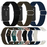 Cinturino per orologio in nylon intrecciato elastico con fibbia scorrevole., For Huawei Band 11 / Band 11 Pro