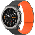 Cinturino per orologio magnetico in silicone con texture plissettata., For Amazfit T-Rex Ultra 2