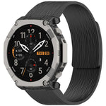 Cinturino per orologio magnetico in silicone con texture plissettata., For Amazfit T-Rex Ultra 2