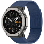 Cinturino per orologio magnetico in silicone con texture plissettata., For Amazfit T-Rex Ultra 2