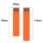Cinturino per orologio magnetico in silicone con texture plissettata., For Amazfit T-Rex Ultra 2