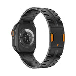 Cinturino per orologio Iron Man in metallo di titanio magnetico, For Apple Watch 46mm / 49mm / 45mm / 44mm