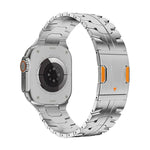 Cinturino per orologio Iron Man in metallo di titanio magnetico, For Apple Watch 46mm / 49mm / 45mm / 44mm