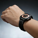 Cinturino per orologio Iron Man in metallo di titanio magnetico, For Apple Watch 46mm / 49mm / 45mm / 44mm