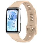 Cinturino per orologio in silicone lucido a tinta unita., For Huawei Band 11 / Band 11 Pro