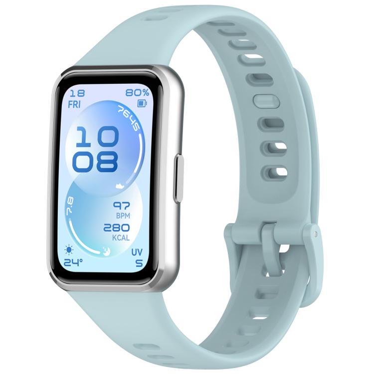 Cinturino per orologio in silicone lucido a tinta unita., For Huawei Band 11 / Band 11 Pro