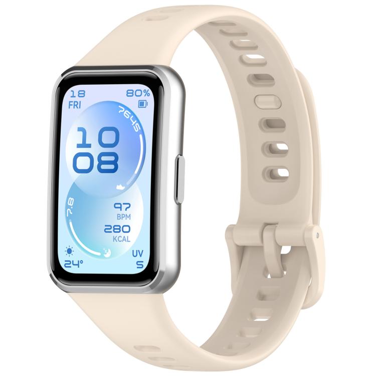 Cinturino per orologio in silicone lucido a tinta unita., For Huawei Band 11 / Band 11 Pro