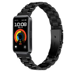 Cinturino sottile in acciaio inossidabile con tre perline per orologio., For Huawei Band 11 / Band 11 Pro