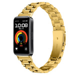 Cinturino sottile in acciaio inossidabile con tre perline per orologio., For Huawei Band 11 / Band 11 Pro
