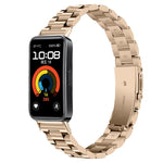 Cinturino sottile in acciaio inossidabile con tre perline per orologio., For Huawei Band 11 / Band 11 Pro