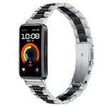 Cinturino sottile in acciaio inossidabile con tre perline per orologio., For Huawei Band 11 / Band 11 Pro