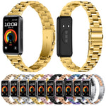 Cinturino sottile in acciaio inossidabile con tre perline per orologio., For Huawei Band 11 / Band 11 Pro