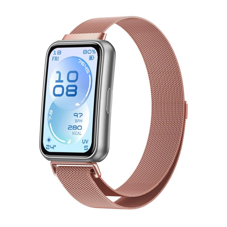 Cinturino per orologio Milanese magnetico in acciaio inossidabile, For Huawei Band 11 / Band 11 Pro