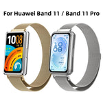 Cinturino per orologio Milanese magnetico in acciaio inossidabile, For Huawei Band 11 / Band 11 Pro