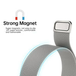 Cinturino per orologio Milanese magnetico in acciaio inossidabile, For Huawei Band 11 / Band 11 Pro
