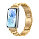 Cinturino per orologio in metallo di acciaio inossidabile con tre perline, For Huawei Band 11 / Band 11 Pro