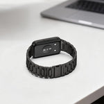 Cinturino per orologio in metallo di acciaio inossidabile con tre perline, For Huawei Band 11 / Band 11 Pro