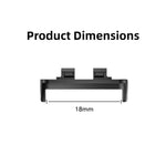 Una coppia di connettori per cinturino per orologio con testa in lega metallica da 18 mm, For Huawei Band 11 / Band 11 Pro