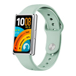 Cinturino per orologio in silicone tinta unita con fibbia inversa lucida, For Huawei Band 11 / Band 11 Pro