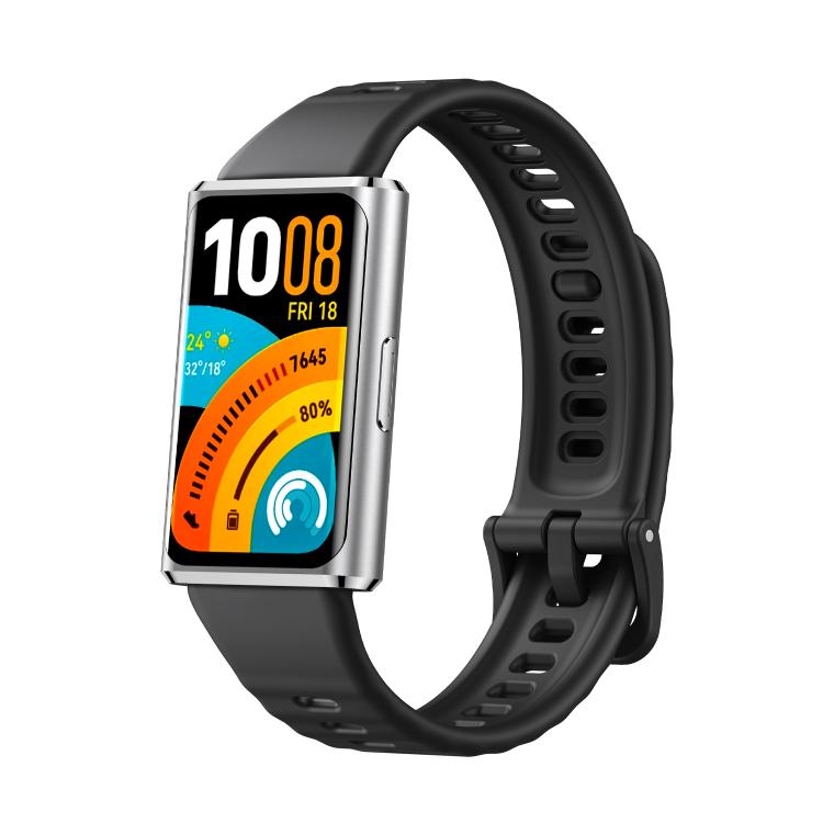 Cinturino per orologio in silicone a tinta unita con texture concava, For Huawei Band 11 / Band 11 Pro