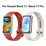 Cinturino per orologio in silicone a tinta unita con texture concava, For Huawei Band 11 / Band 11 Pro