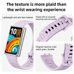 Cinturino per orologio in silicone a tinta unita con texture concava, For Huawei Band 11 / Band 11 Pro