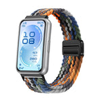 Cinturino per orologio in nylon intrecciato elastico con fibbia magnetica., For Huawei Band 11 / Band 11 Pro