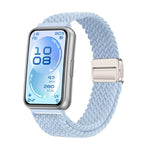 Cinturino per orologio in nylon intrecciato elastico con fibbia magnetica., For Huawei Band 11 / Band 11 Pro