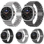 Cinturino per orologio in acciaio inossidabile con chiusura magnetica e motivo a onde oceaniche., For Samsung Galaxy Watch8 / Watch8 Classic