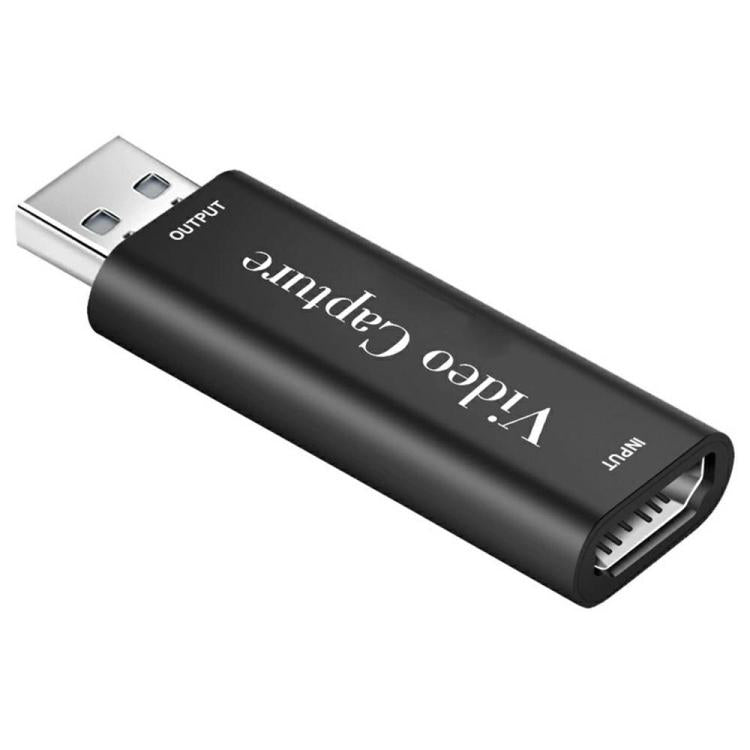 Adattatore per registrazione di gioco HU-01 1080P 60fps per streaming live, scheda di acquisizione video USB da HDMI a USB 2.0, HU-01