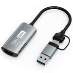 Adattatore acquisizione video HDMI a USB 3.0/Type-C 1080p 60Hz