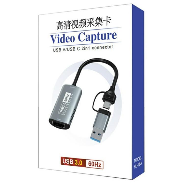 Adattatore acquisizione video HDMI a USB 3.0/Type-C 1080p 60Hz