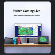 Scheda di acquisizione video HU-03 da HDMI a USB 3.0 con risoluzione 1080P per Nintendo Switch / PS4 / Telefono / PC, HU-03