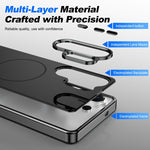 Custodia per telefono magnetica antiurto con pulsanti in metallo galvanizzato., For Samsung Galaxy S26+ 5G, For Samsung Galaxy S26 Ultra 5G, For Samsung Galaxy S26 5G, For Samsung Galaxy S25 5G, For Samsung Galaxy S25+ 5G, For Samsung Galaxy S25 Ultra 5G