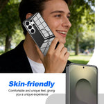 Custodia per telefono magnetica antiurto con pulsanti in metallo galvanizzato., For Samsung Galaxy S26+ 5G, For Samsung Galaxy S26 Ultra 5G, For Samsung Galaxy S26 5G, For Samsung Galaxy S25 5G, For Samsung Galaxy S25+ 5G, For Samsung Galaxy S25 Ultra 5G