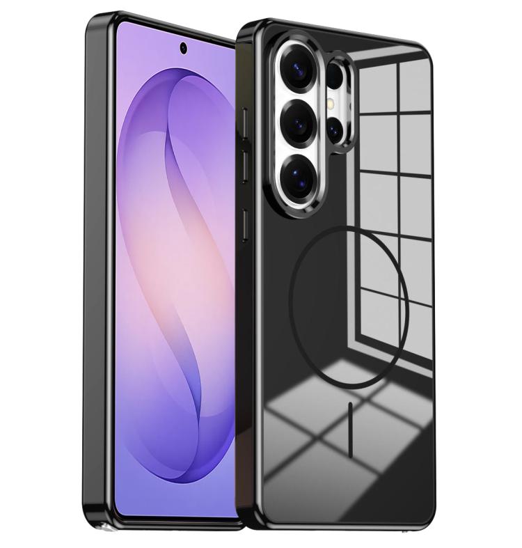 Custodia per telefono magnetica antiurto con pulsanti in metallo galvanizzato., For Samsung Galaxy S26+ 5G, For Samsung Galaxy S26 Ultra 5G, For Samsung Galaxy S26 5G, For Samsung Galaxy S25 5G, For Samsung Galaxy S25+ 5G, For Samsung Galaxy S25 Ultra 5G