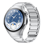 Interfaccia a pulsante, cinturino magnetico a forma di I in acciaio inossidabile., For Huawei Watch 5 46mm