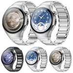Interfaccia a pulsante, cinturino magnetico a forma di I in acciaio inossidabile., For Huawei Watch 5 46mm