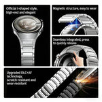 Interfaccia a pulsante, cinturino magnetico a forma di I in acciaio inossidabile., For Huawei Watch 5 46mm
