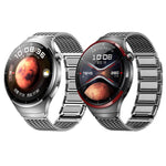 Cinturino per orologio in acciaio inossidabile con chiusura magnetica a pulsante., For Huawei Watch 4 Pro