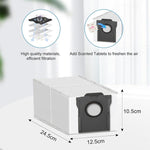 Kit di accessori per robot aspirapolvere e lavapavimenti JUNSUNMAY 18 in 1 per Dreame X50 Ultra / L50 Ultra / L40s Ultra / Mova 50 Ultra