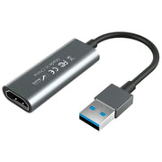 HU-02 Scheda di acquisizione video da HDMI a USB 3.0, adattatore per streaming live di giochi 1080P, cavo, HU-02