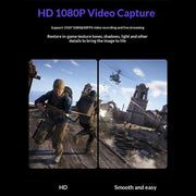 HU-02 Scheda di acquisizione video da HDMI a USB 3.0, adattatore per streaming live di giochi 1080P, cavo, HU-02