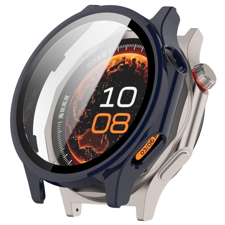 Pellicola in vetro temperato integrata nella custodia protettiva per orologio in PC, For OPPO Watch X3 / OnePlus Watch 4