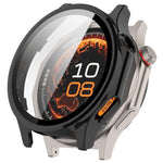 Pellicola in vetro temperato integrata nella custodia protettiva per orologio in PC, For OPPO Watch X3 / OnePlus Watch 4